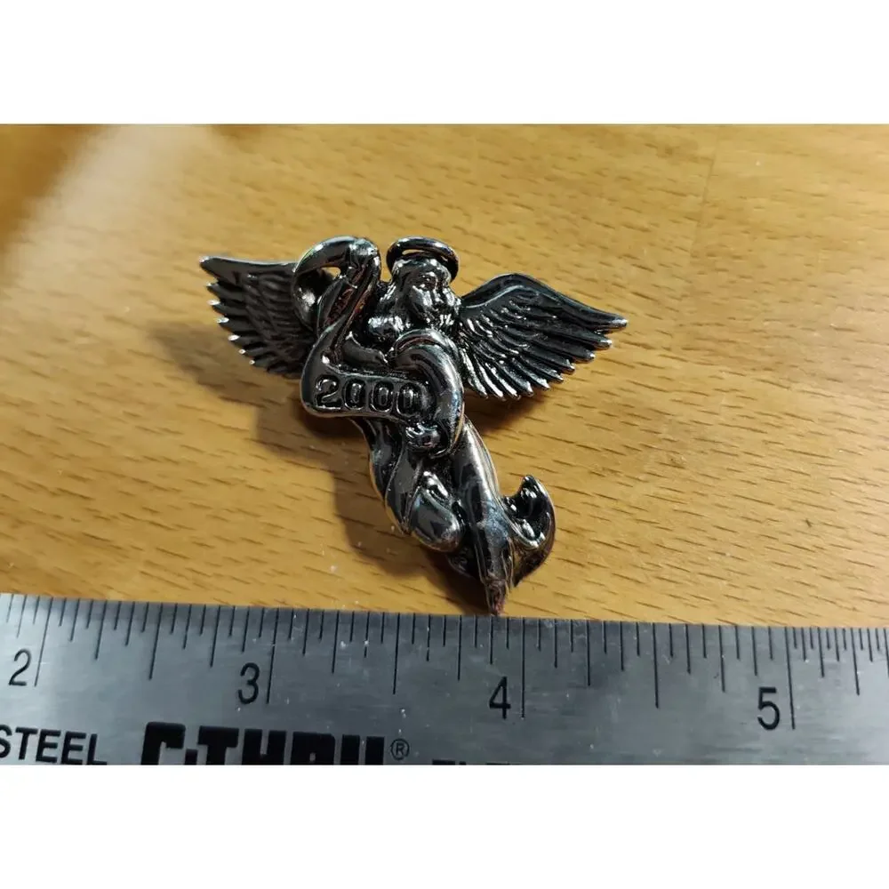 Angel 2000 Signed Christmas Religious Holiday Pin